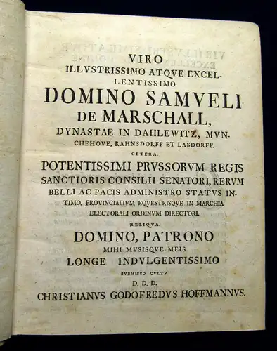 Hoffmann 1726-1734 Historiae Juris Romano-Justinianei - 2 Bde.