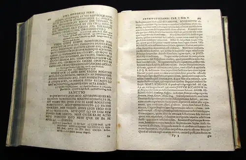 Hoffmann 1726-1734 Historiae Juris Romano-Justinianei - 2 Bde.