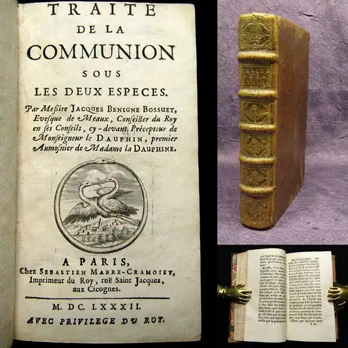 Bossuet 1682 Traite de la Communion sous le deux Especes - Abhandlung