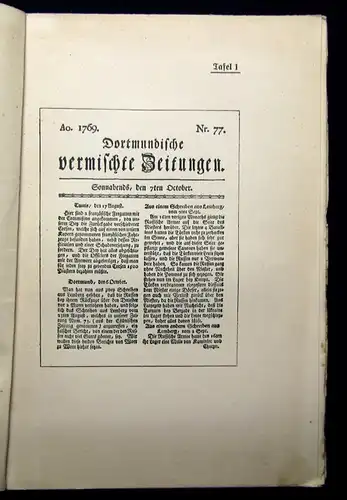 Piersig Geschichte der Dortmunder Tagespresse+ Tafeln zur Geschichte 1915