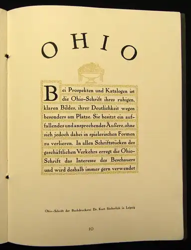 Die 12 schönsten Schriften Buchdruckerei Säuberlich 1922 selten Schriftgießerei