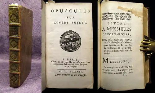 Bouhours 1684 Opuscules sur divers sujets- Lettre a un seigneur de la cour [...]