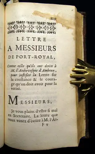 Bouhours 1684 Opuscules sur divers sujets- Lettre a un seigneur de la cour [...]