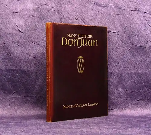 Bethge Don juan Tragikömödie in drei Akten um 1910 Radierung von Erich Gruner