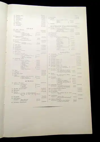 Stieler 1926/1927 Stielers Hand-Atlas - 254 Haupt- und Nebenkarten in Kupfer