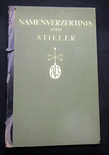 Stieler 1926/1927 Stielers Hand-Atlas - 254 Haupt- und Nebenkarten in Kupfer