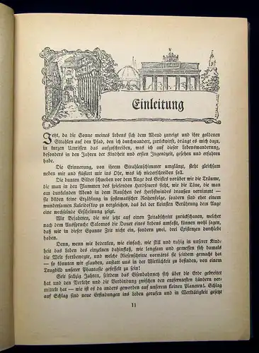 Nalli-Rutenberg Das alte Berlin Erinnerungen um 1920 Geschichte Landeskunde