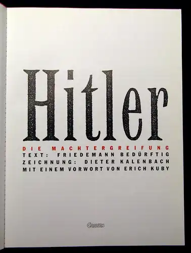 Hitler Bd.1 und 2 komplett EA 1989 Geschichte Militaria