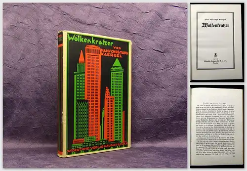 Kaergel Wolkenkratzer 1926 Turmbau zu Babel u.a.  Belletristik Literatur