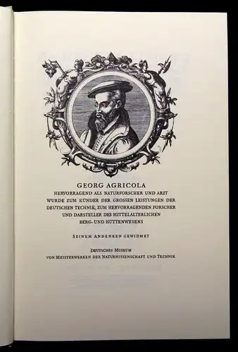 Agricola Vom Bergwerck 12 Bücher 1556, Faksimile 1978 Geschichte Erzählungen