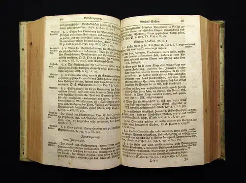 Richter Digesta Juris Saxonici vollst. Auszug derer neuesten sächs. Rechte 1774