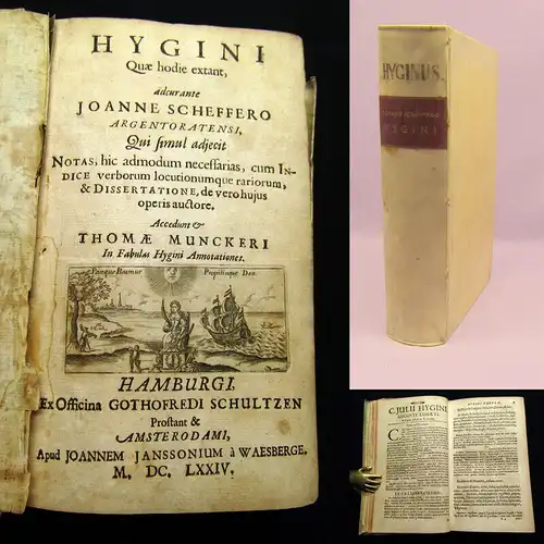 Hyginus 1674 Hygini quae hodie extant adcurante Joanne Scheffero, qui simul...