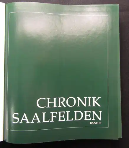 Hackenbuchner Chronik Saalfelden 2 Bde. 1989 Österreich Ortskunde Geographie