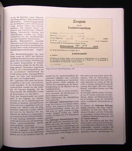 Hackenbuchner Chronik Saalfelden 2 Bde. 1989 Österreich Ortskunde Geographie