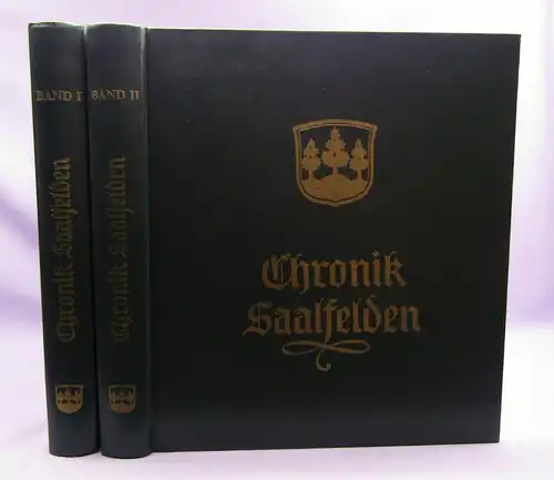 Hackenbuchner Chronik Saalfelden 2 Bde. 1989 Österreich Ortskunde Geographie