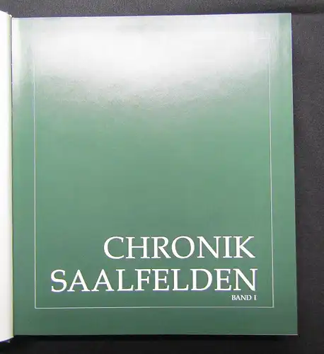 Hackenbuchner Chronik Saalfelden 2 Bde. 1989 Österreich Ortskunde Geographie