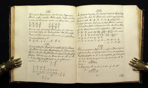 Mathematik für Osterholt 1.Heft 1855/56 Unikat selten Regimentschule in Münster