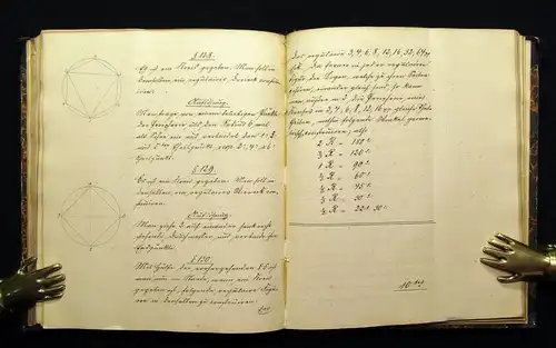 Mathematik für Osterholt 1.Heft 1855/56 Unikat selten Regimentschule in Münster