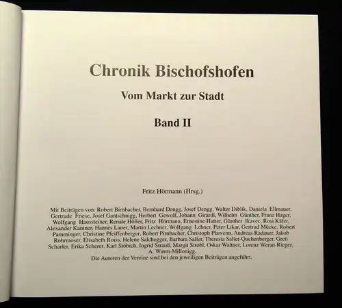 Hörmann  Chronik Bischofshofen Vom urzeitlichen Kupfererzabbau,Stadtgeschichte