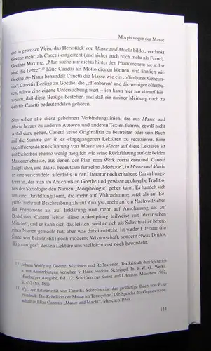 Hanuschek Der Zukunftsfette Neue Beiträge zum Werk Elias Canettis 2007 Literatur