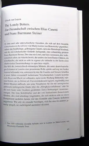 Hanuschek Der Zukunftsfette Neue Beiträge zum Werk Elias Canettis 2007 Literatur