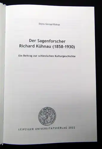 Biskup Der Sagenforscher Richard Kühnau 1858-1930 Beitrag Kulturgeschichte 2022