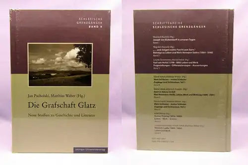 Weber Die Grafschaft Glatz Studien zur Geschichte und Literatur Bd.9 OVP 2018