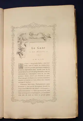 Uzanne L` Ombrelle Le Gant- Le Manchon 1883 Belletristik Geschichten Gedichte js