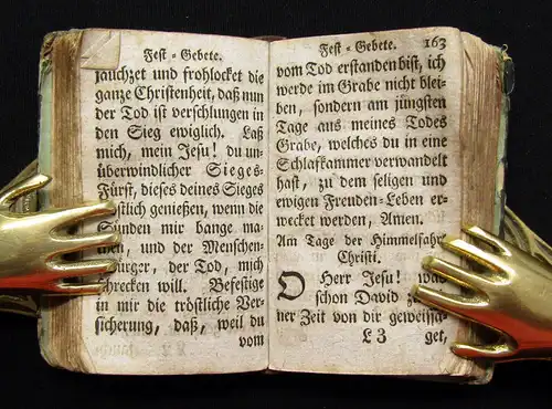 Luther Gläubiger Kinder Gottes Geistlicher Wander-Stab um 1780 Minibuch Religion