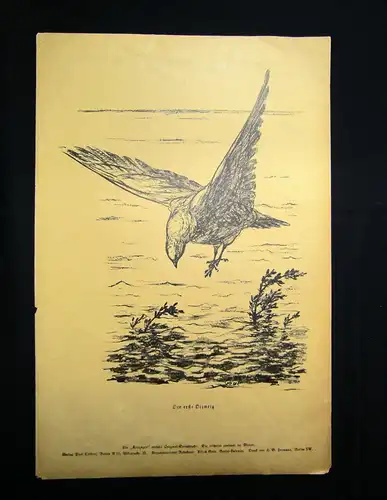 Cassirer Kriegszeit Künstlerflugblätter Nr.61 4 Original Lithographien 1916