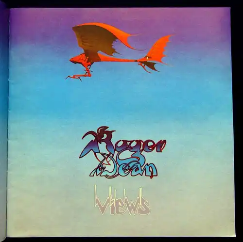 Roger Dean "Views" Drachenbuch Künstlerische Ausdruck 1975 Comic Arts