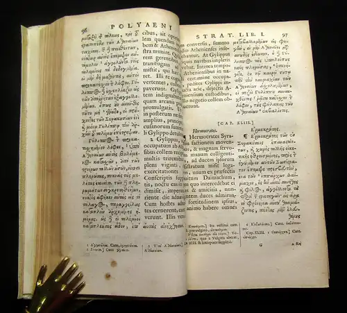 Polyaeni strategematum libri octo, 1691, Kupfertitel, Militär, Militaria