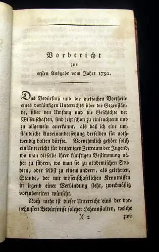 Lehrbuch der Wissenschaftskunde, encyklopädische Vorlesungen, 1809