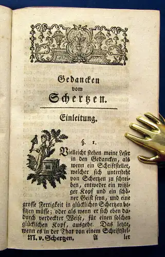 Meiers, Georg Friedrich 1753/1754 Gedanken von Schertzen am