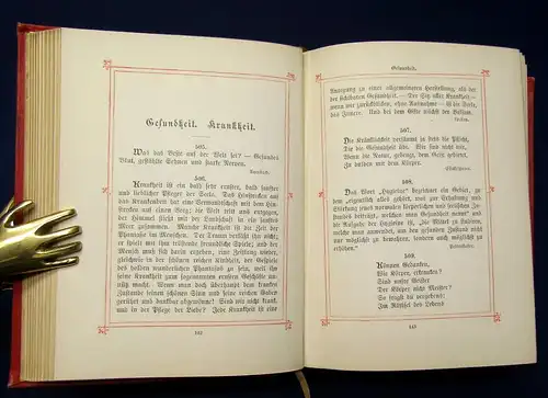 Coutelle Pharus am Meere des Lebens Anthologie für Geist und Herz 1889 j