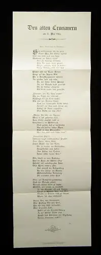 Konvolut- Kreuzschulfest Crucianer um 1900 17 Einzelteile Dresdner Kreuzchor