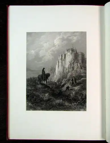 Tennyson Alfred Enid 1868 Gustav Dore dekorativ Rundumgoldschnitt 9 Tafeln