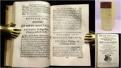 Puteanus 1662 Epistolarum Apparatus Posthumus, Briefesammlung, Literatur