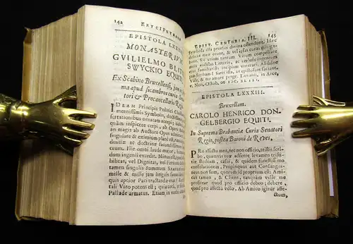 Puteanus 1662 Epistolarum Apparatus Posthumus, Briefesammlung, Literatur
