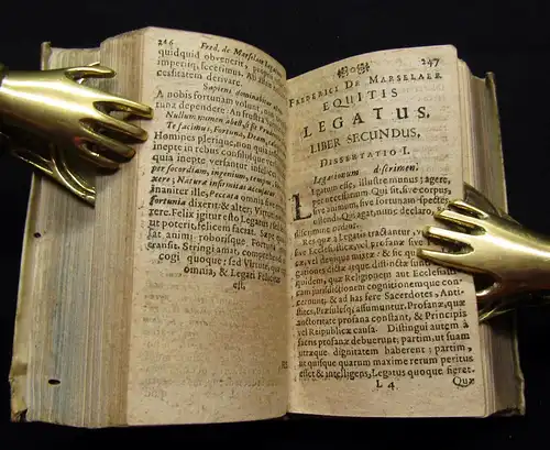 Marselaer 1663 Equitis Legatus - Libri duo, Rechtswesen, Jura, Politik, Brüssel