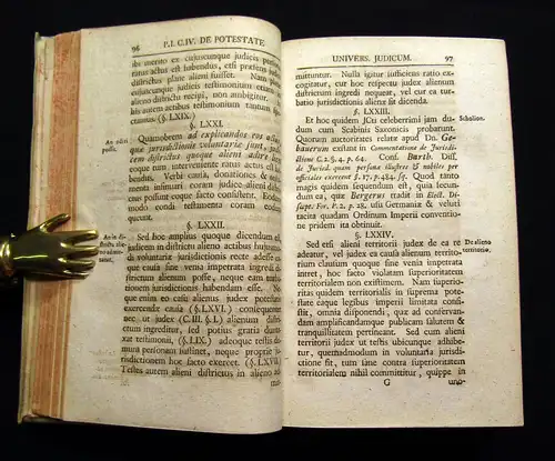 Puffendorf  1740 Jurisdictione Germanica, Liber. Rechtswissenschaft, Jura