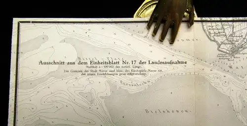 Hansen Geschichte der Stadt und des Kirchspiels Marne EA 1923 Schleswig-Holstein