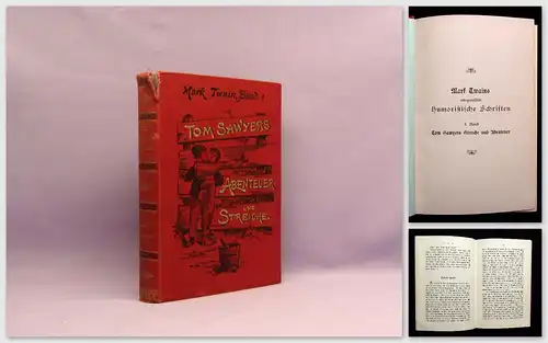Twain Tom Sawyers Streiche und Abenteuer 1898 Abenteuer Literatur