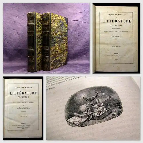 Tissot Lecons Et Modeles Litterature Francaise 2 Bde. 1835 Literatur dekorativ