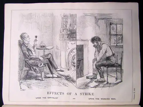 Punch Vol XXII u XXIII Europa Asien Afrika Amerika 2 in 1  1852 englisch Satire