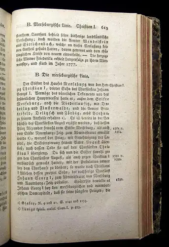 Heinrich Handbuch der sächsischen Geschichte 1.Theil apart 1810 Kultur Saxonica