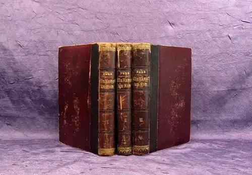 Dahn Ein Kampf um Rom Bd. 1-3 1910 Literatur Historischer Roman Lyrik