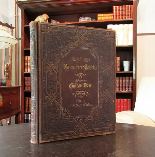 Milton, Böttger Das verlorene Paradies illustriert von Gustav Dore 1879 Or.Leder