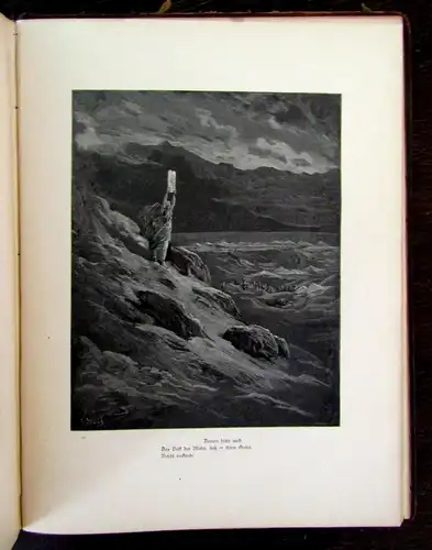 Milton, Böttger Das verlorene Paradies illustriert von Gustav Dore 1879 Or.Leder