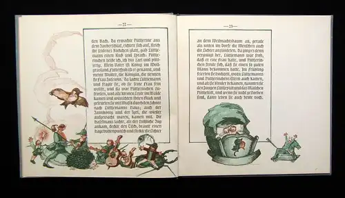 Löns Lüttjemann und Püttjerinchen 1924 Belletristik Literatur Märchen mb